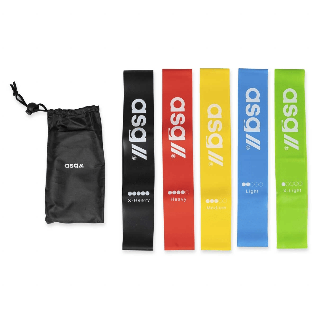 ASG Resistance Loop Bands 5 stk modstandsbånd 5-22 kg (X-light til X-heavy)