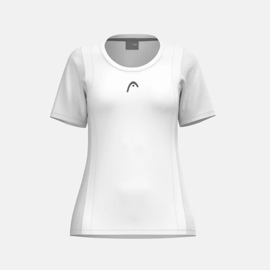 Head Club 25 Tech T-shirt Women White träningströja tennis & padel