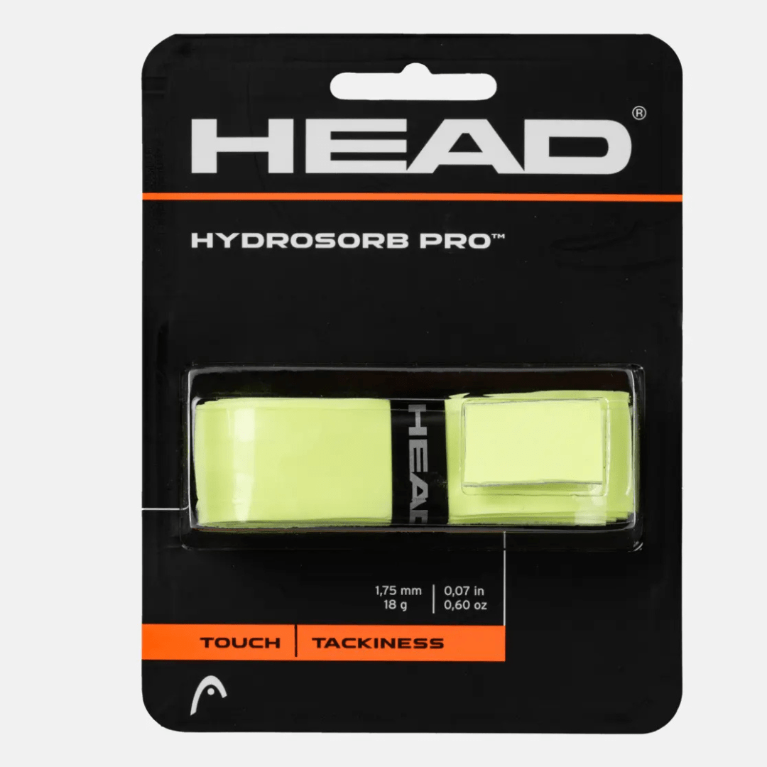 Head Hydrosorb Pro Tennis Replacement Grip Yellow