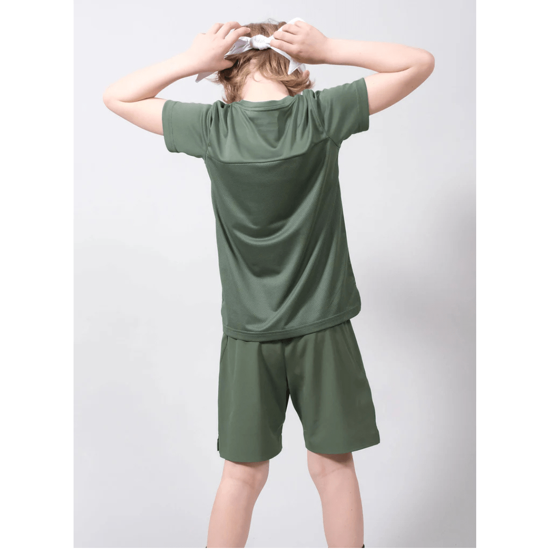 RS Junior Performance Shorts Court Green til tennis og padel