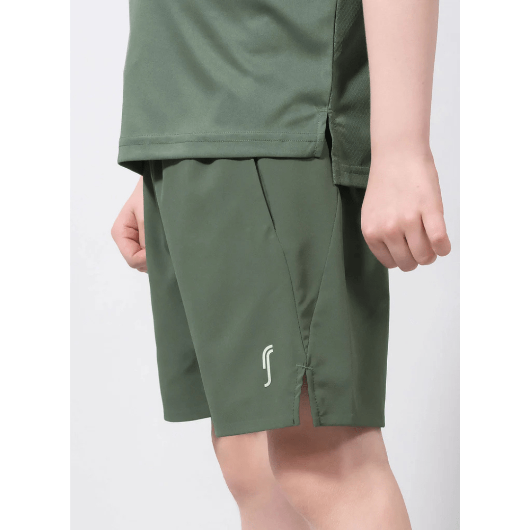 RS Junior Performance Shorts Court Green til tennis og padel