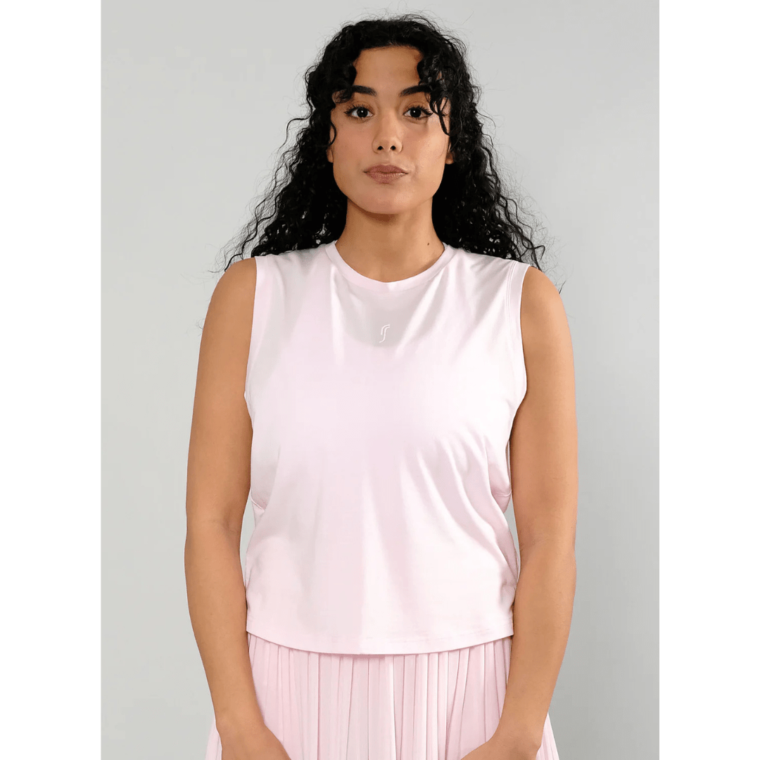 RS Women's Paris Relaxed Tank Light Pink træningstank top tennis & padel