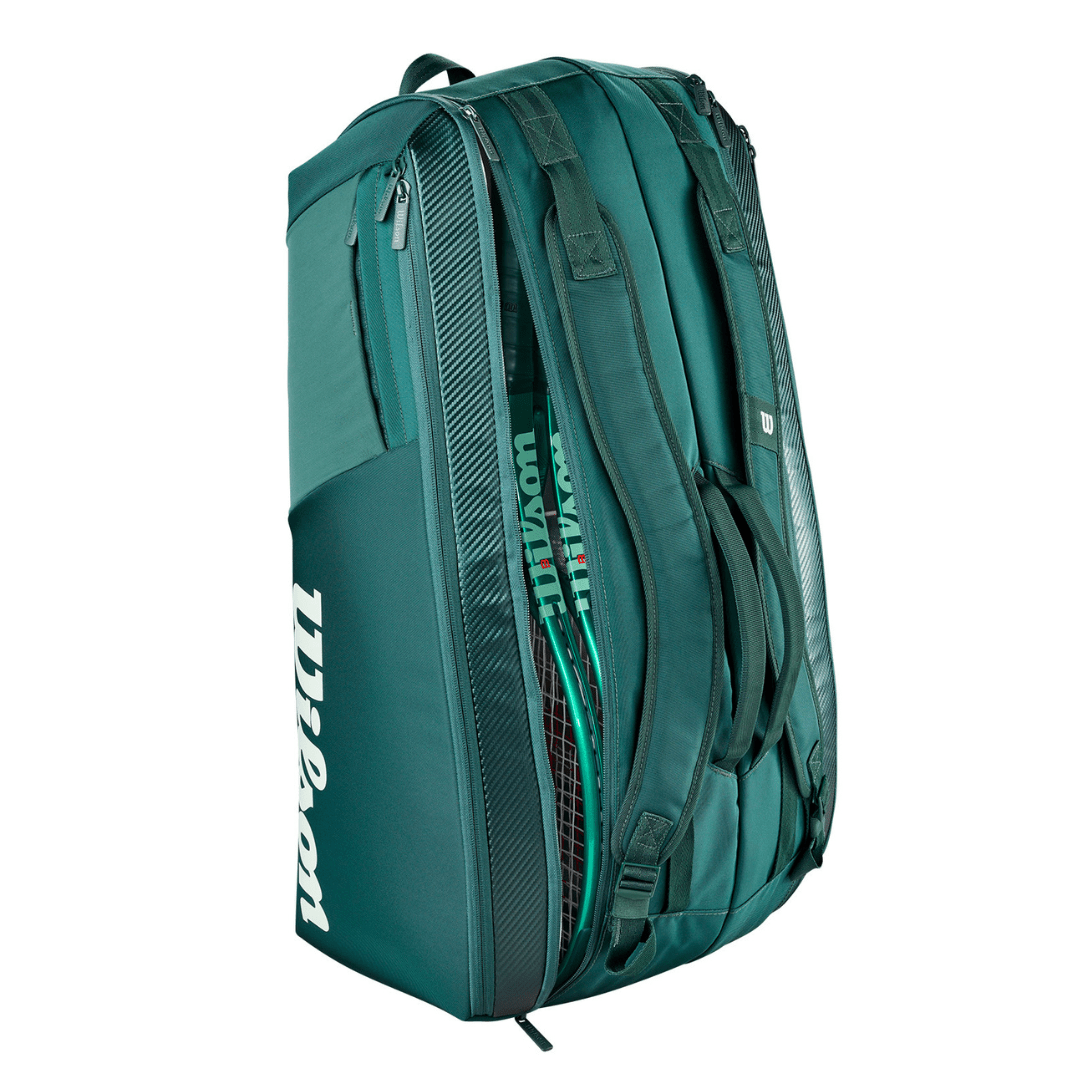 Wilson Blade v10 9-pack Racket Bag Green tennisketsjertaske grøn
