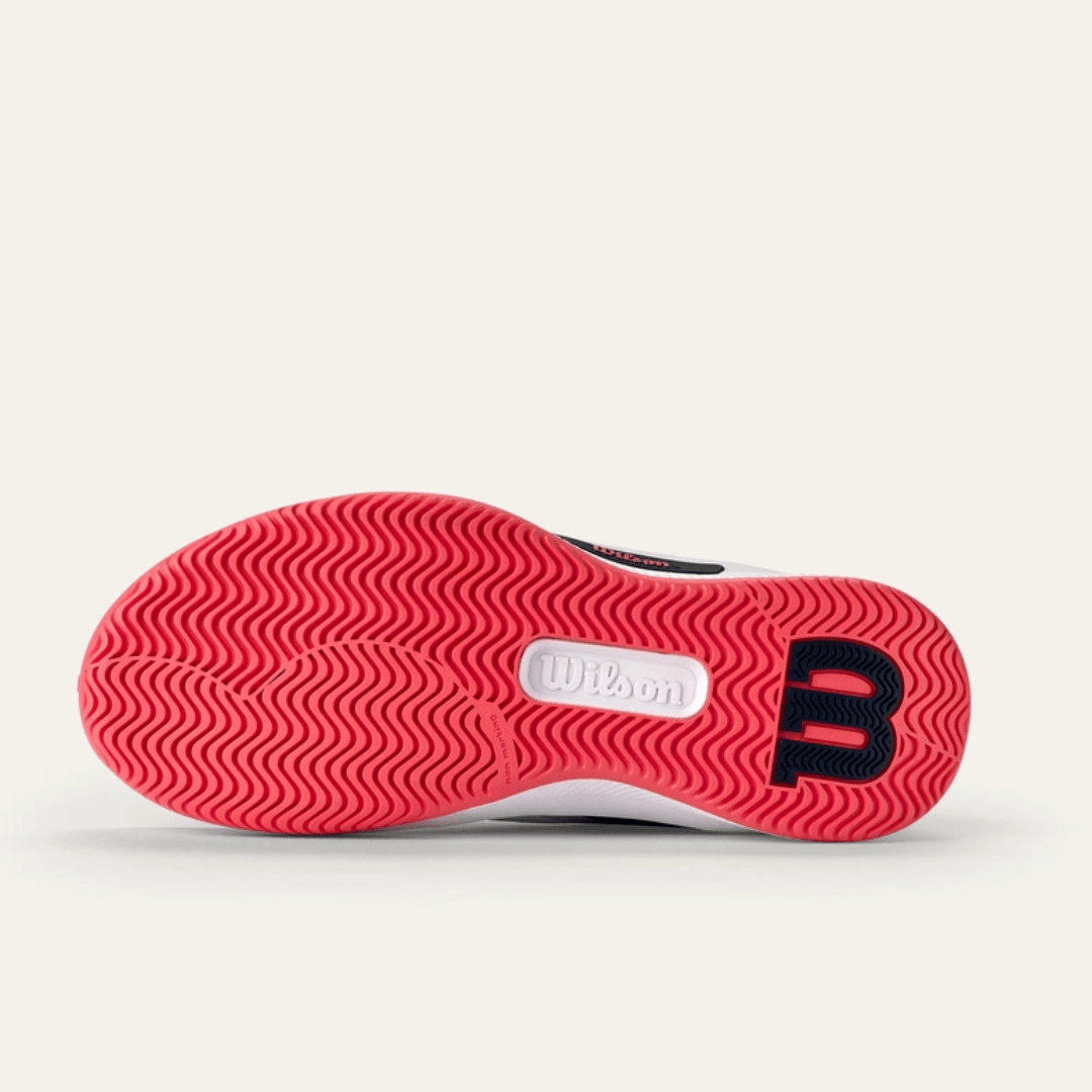 Wilson Intrigue Pro all court tennis shoes women white / navy blazer / dubarry