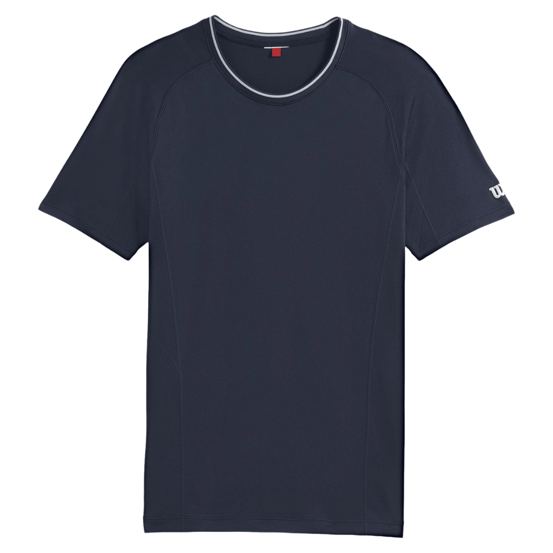 Wilson Men Team Seamless Crew Classic Navy t-shirt tennis & padel