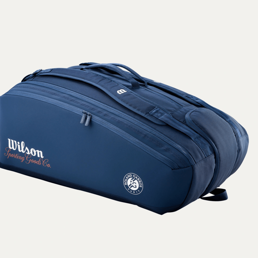 Wilson Roland Garros 2026 Session de Soiree 15-pack Bag Navy / Clay tennis bag