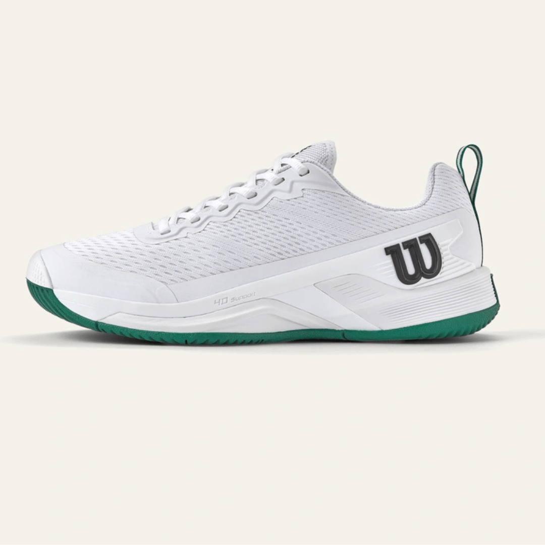 Wilson Rush Pro 4.5 all court tennisskor herr white/white/aventurine