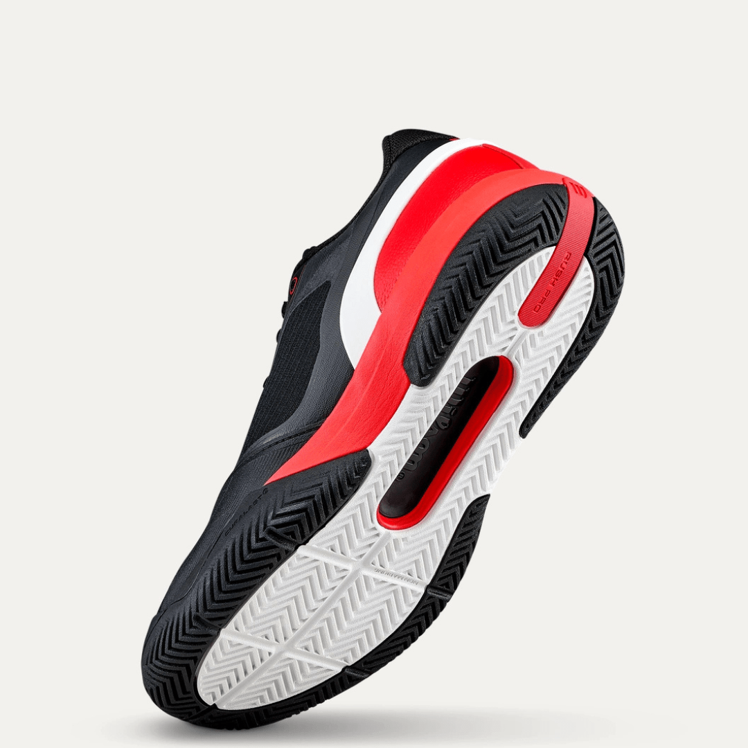 Wilson Rush Pro 5 All-court Men's Tennis Shoe Black/Infrared/White tennissko til mænd