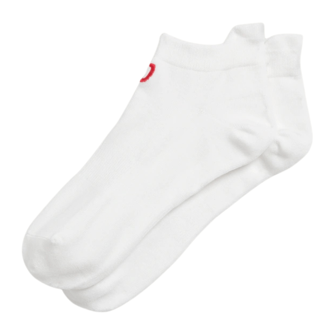 Wilson U Ankle Tab Sock Bright White sportstrumpor