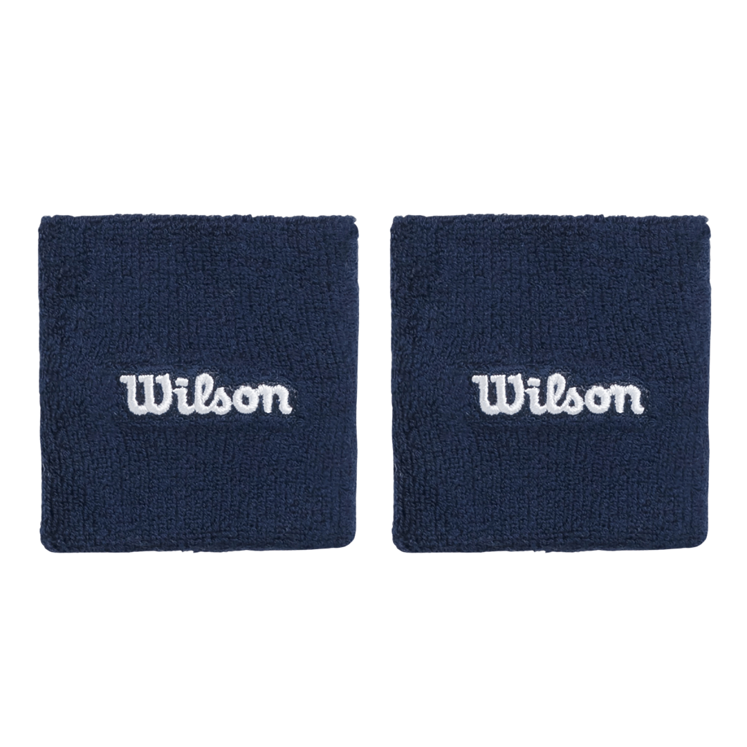 Wilson Wristband Classic Navy 2-pack Medium for tennis and padel
