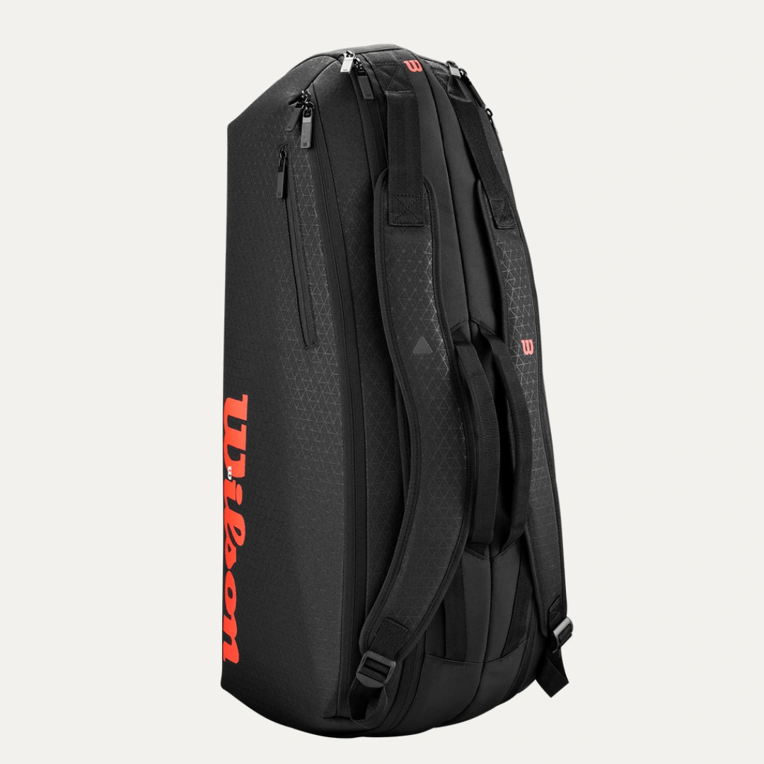 Wilson Clash v3 Super Tour 6-pack tennis racket bag black
