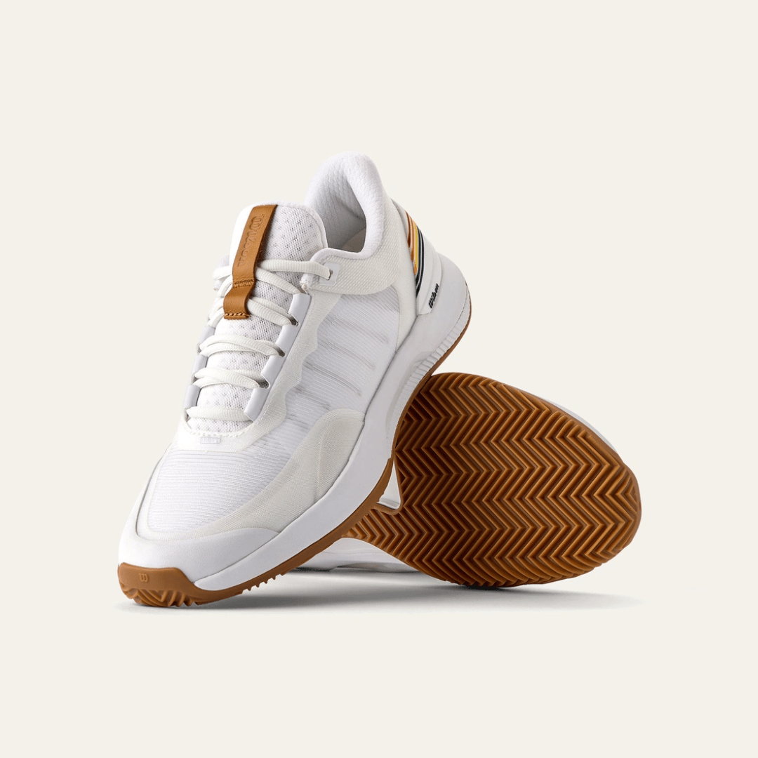 Wilson Intrigue Tour Clay RG women's clay tennis shoes white/bonebrown/gum1a