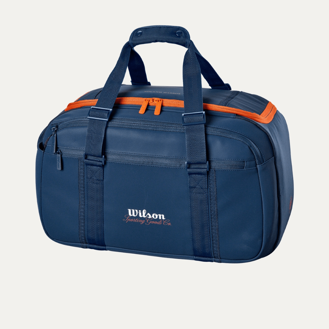 Wilson Roland Garros 2026 Session de Soirée Small Duffel Bag Navy/Clay tennisväska