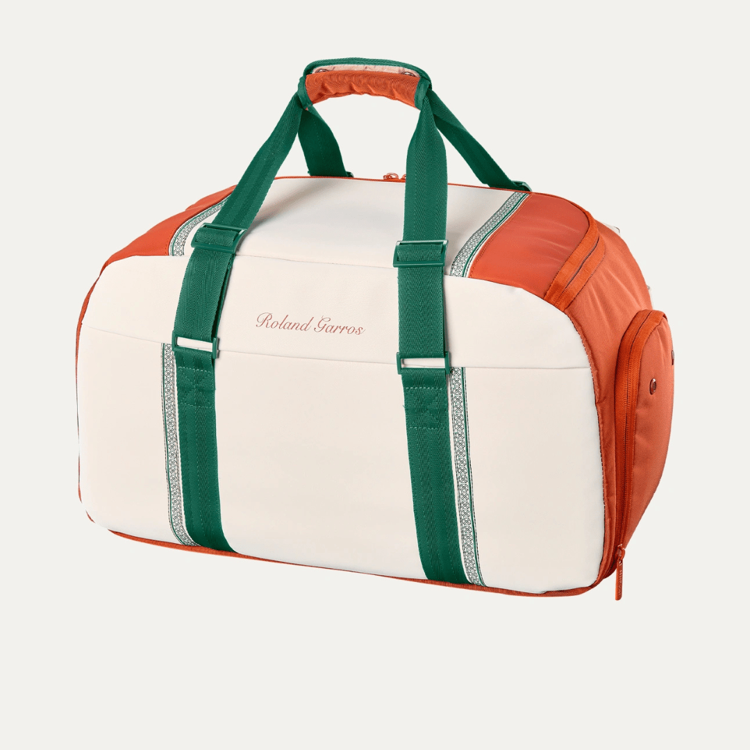 Wilson Roland Garros 2026 Small Duffel Bag Cream/Clay/Green tennisväska