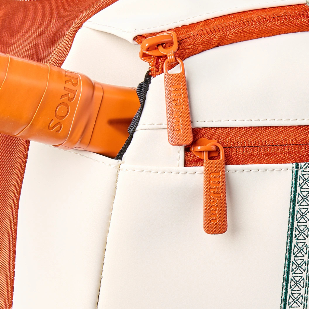 Wilson Roland Garros 2026 Small Duffel Bag Cream/Clay/Green tennisväska