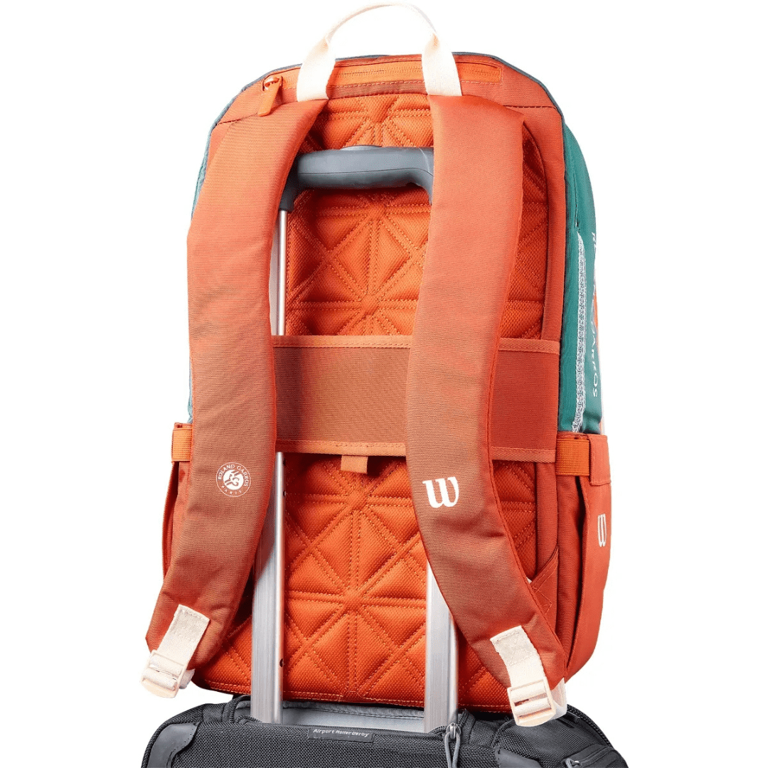 Wilson Roland Garros 2026 Tennis Backpack Cream tennisryggsäck