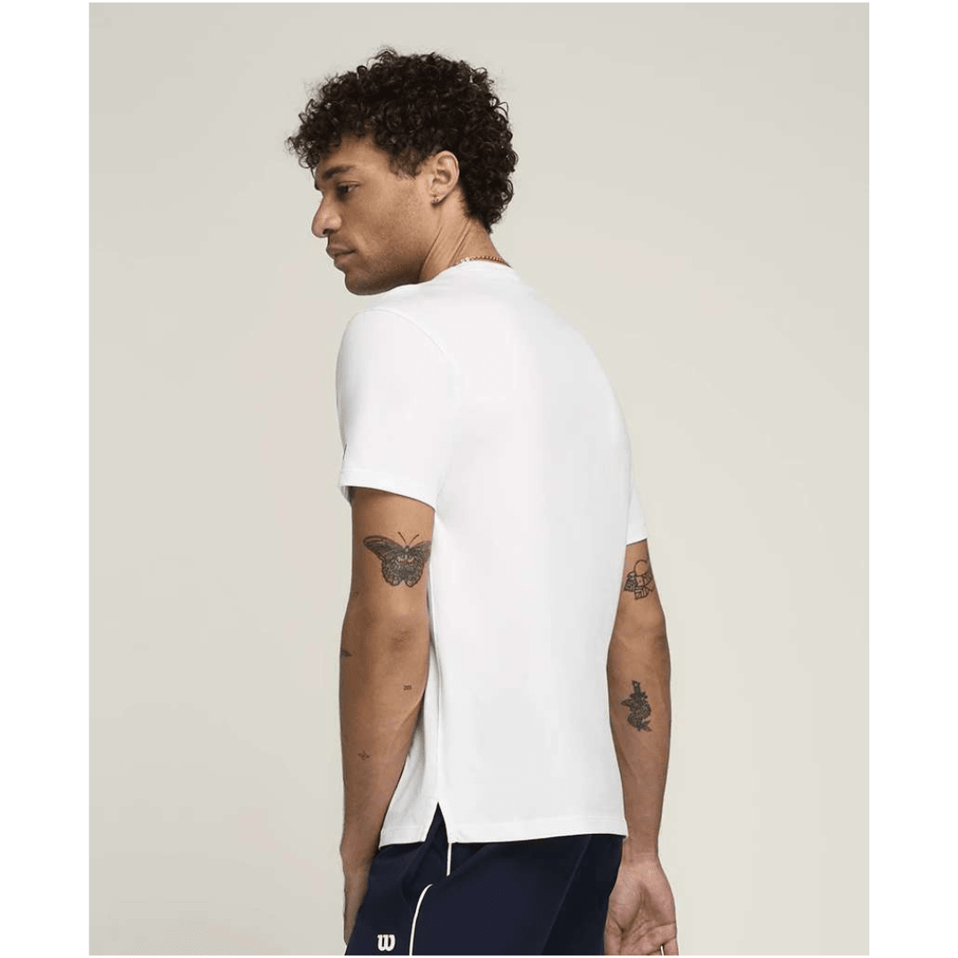 Wilson Men's Team Graphic Tee Bright White Script