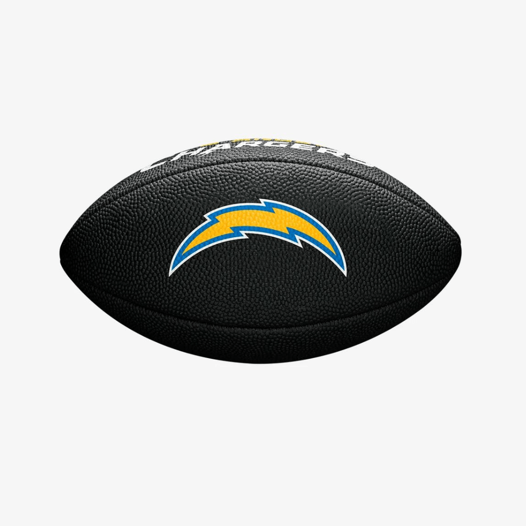 Wilson NFL Soft Touch Black Mini American football LA Chargers