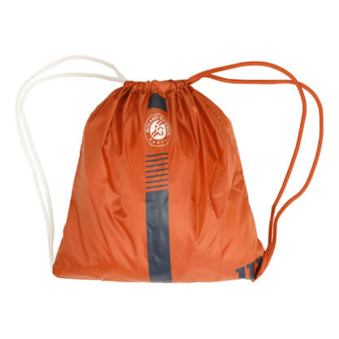 Sac De Sport Wilson Cinch Bag – 39x46 Cm, Nylon Rouge, Fermeture à Cordon, Mesh Aéré, Imperméable, Léger Et Durable