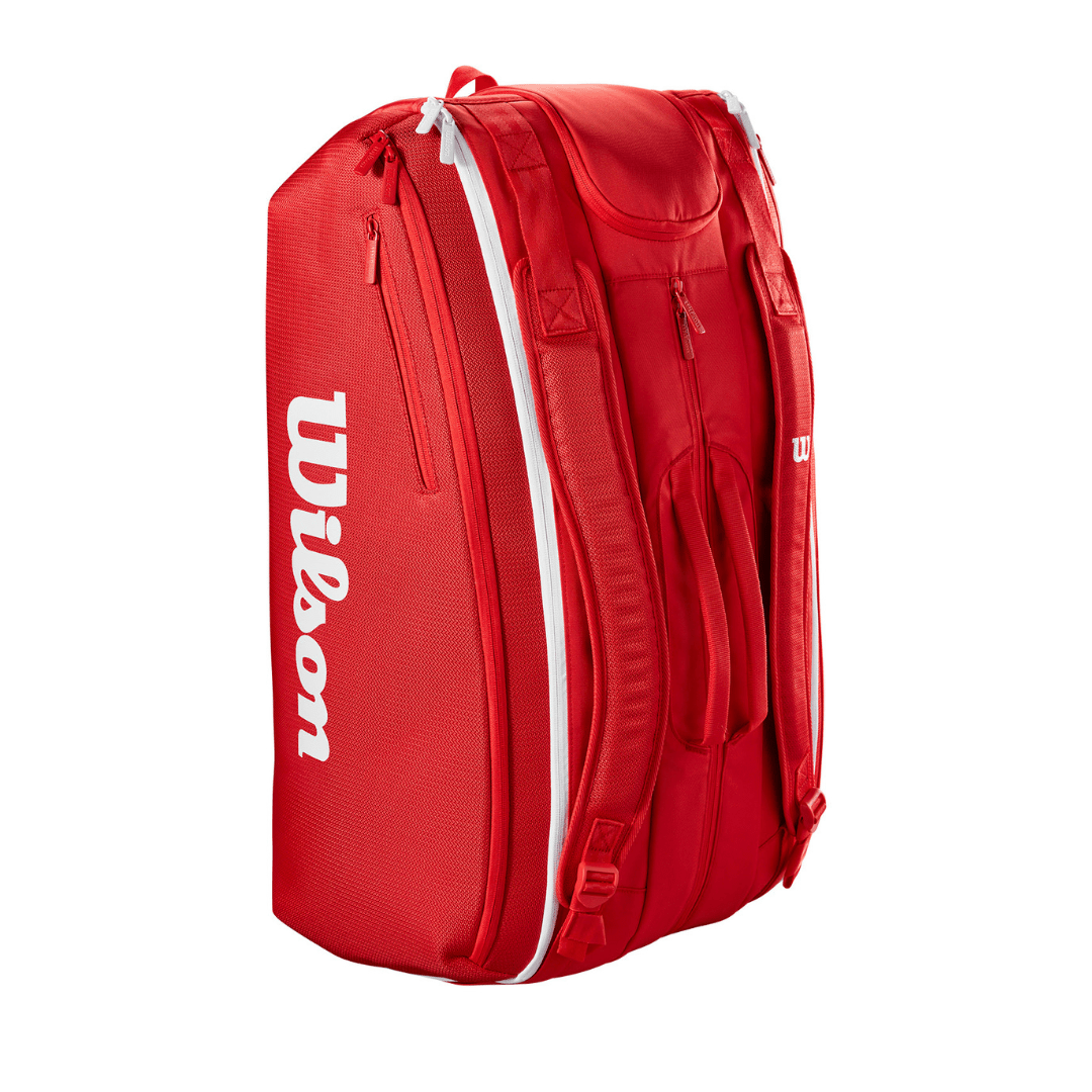 Wilson Super Tour 15-pack Wilson Red 2025 red tennis bag