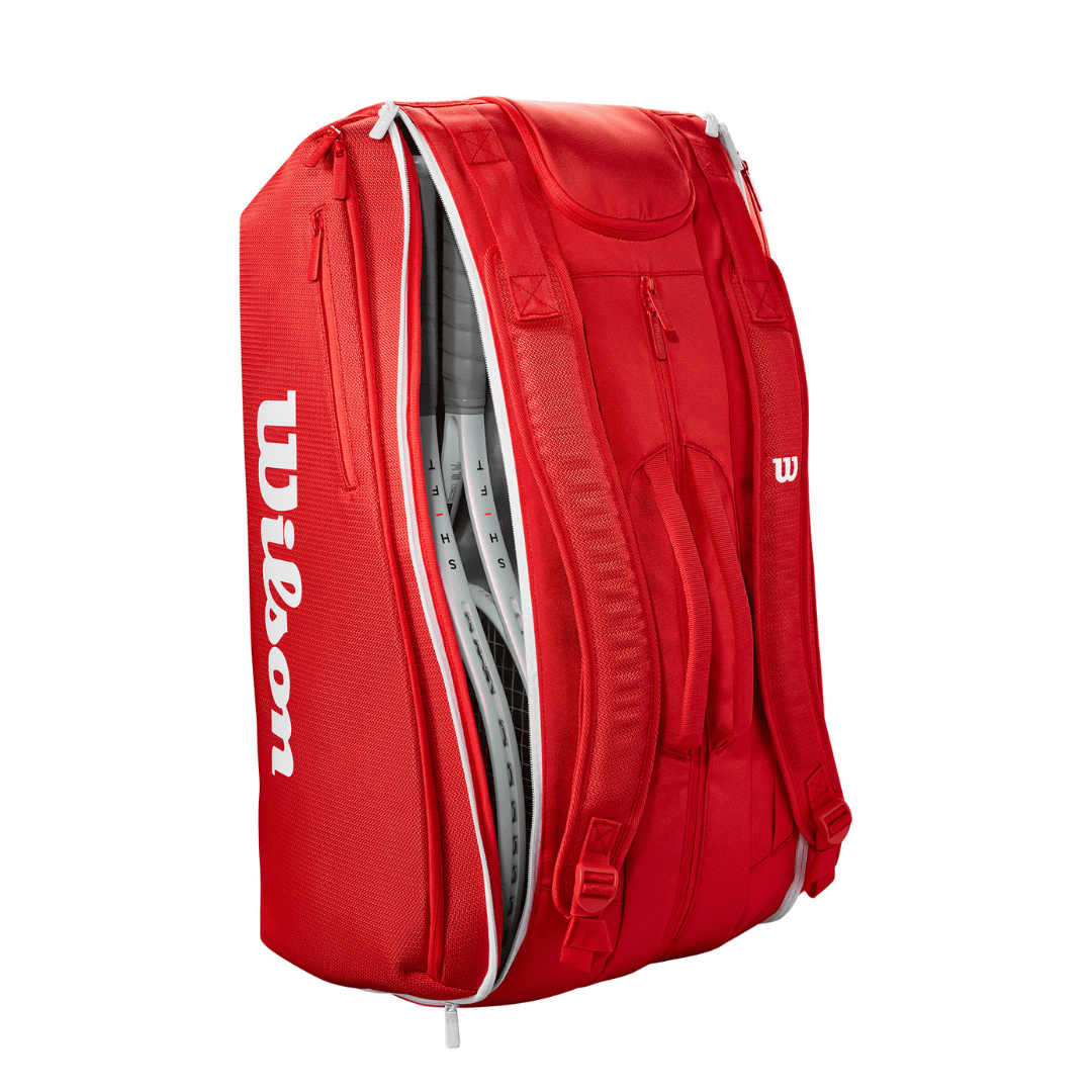 Wilson Super Tour 15-pack Wilson Red 2025 red tennis bag