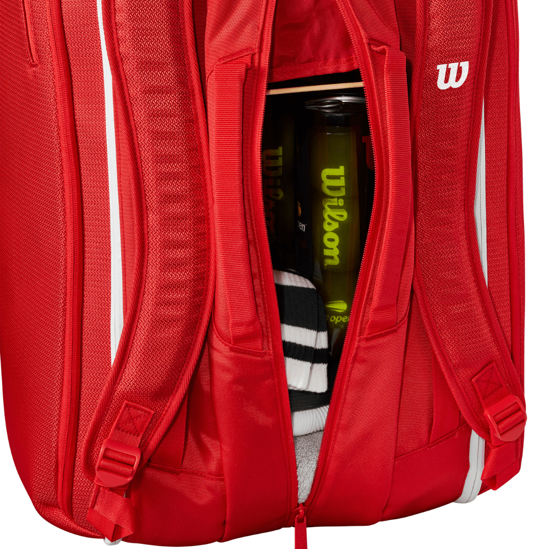 Wilson Super Tour 15-pack Wilson Red 2025 red tennis bag
