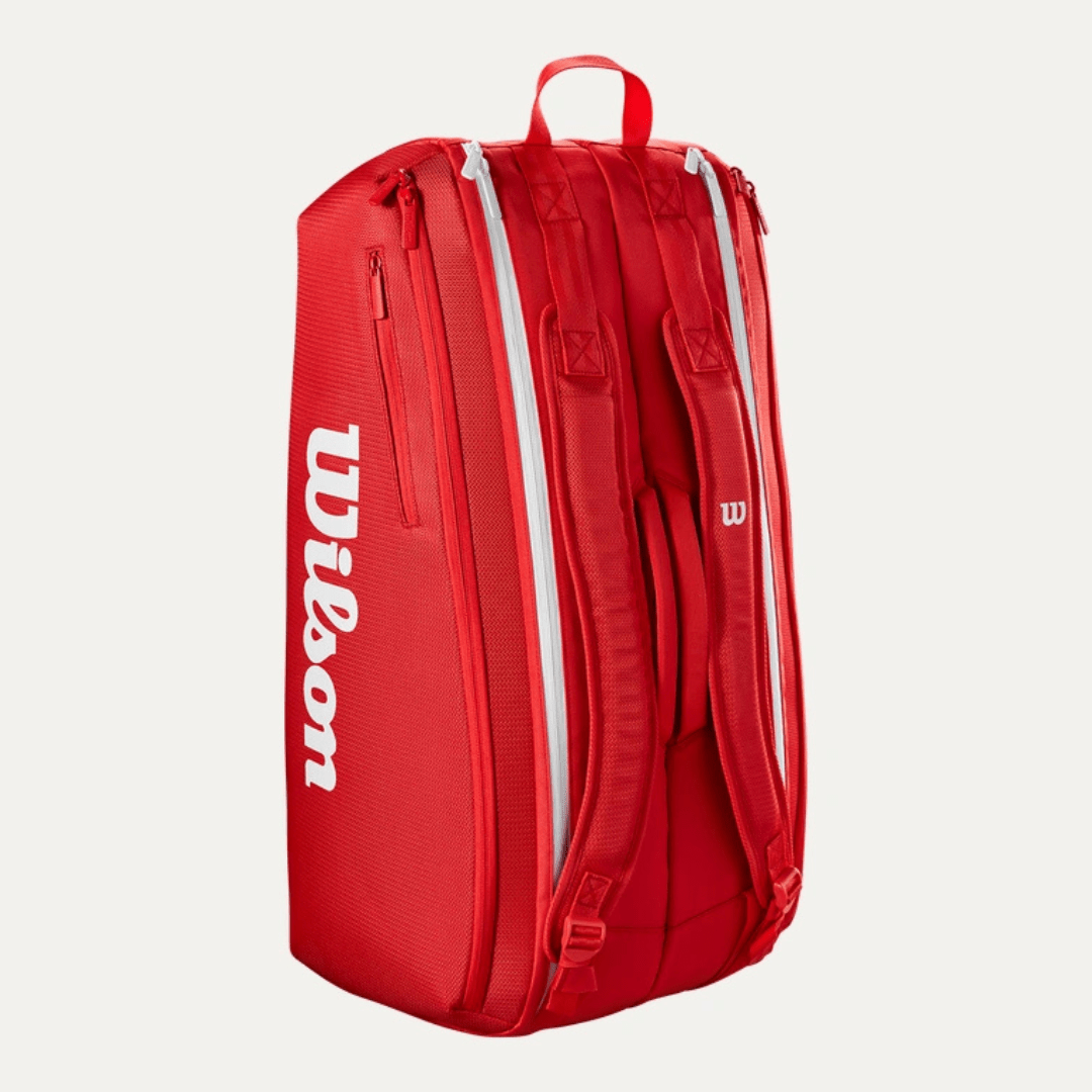 Wilson Super Tour 9-pack Wilson Red 2025 tennis racket bag
