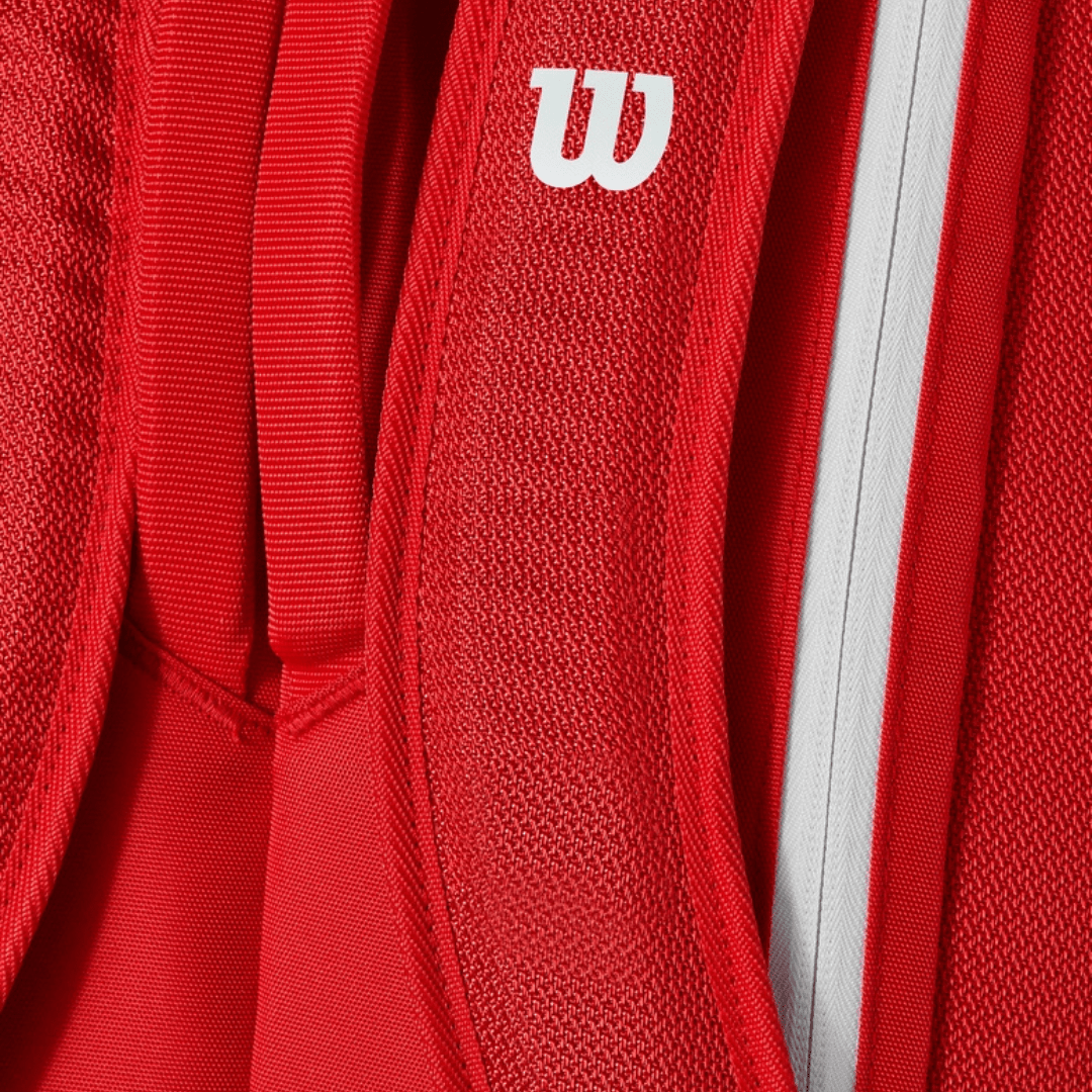 Wilson Super Tour 9-pack Wilson Red 2025 tennis racket bag