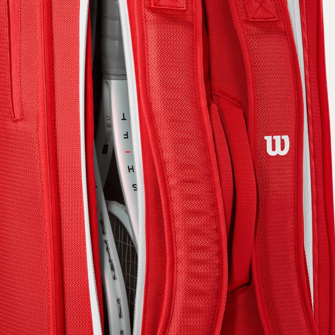 Wilson Super Tour 9-pack Wilson Red 2025 tennis racket bag