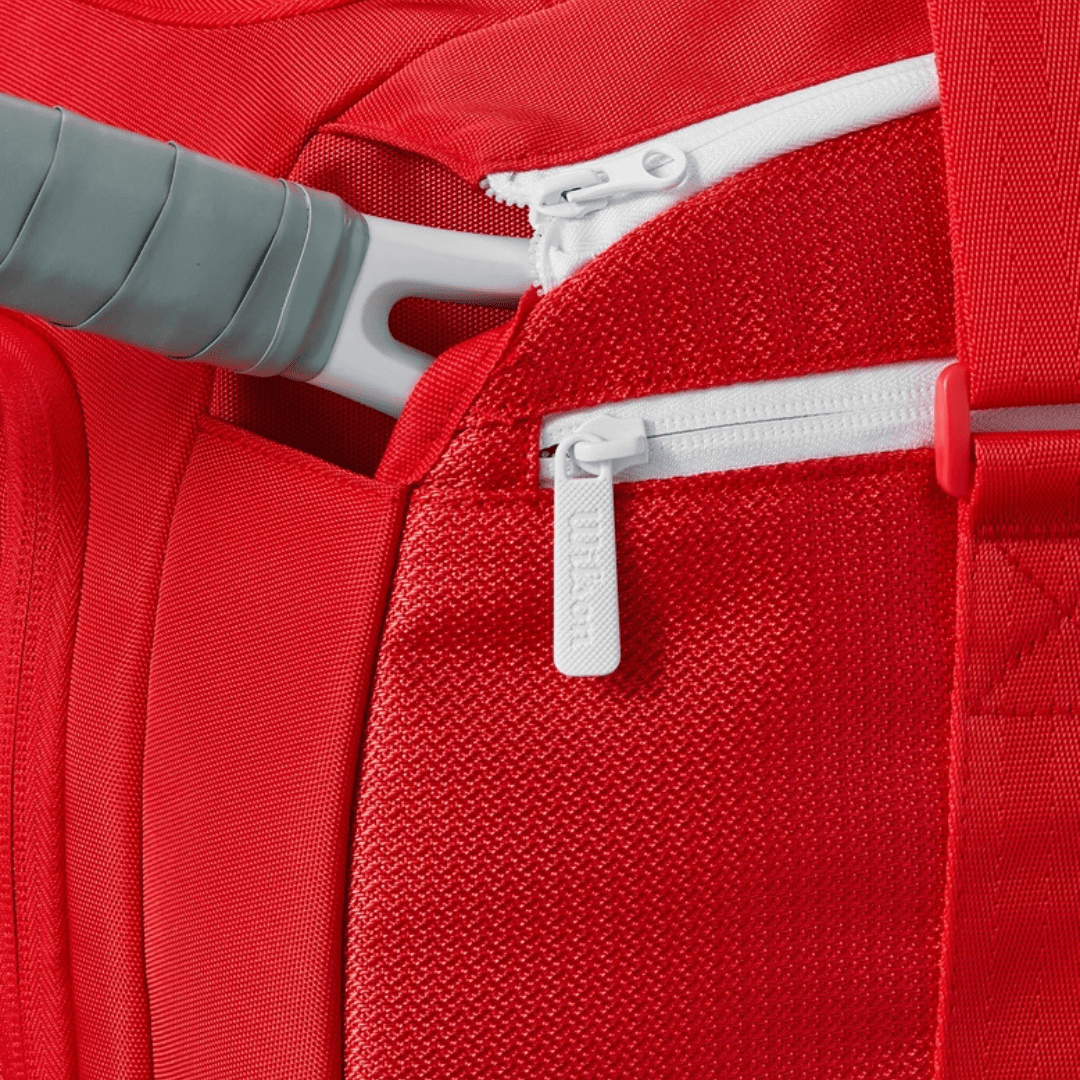 Wilson Super Tour Small Duffle Bag Wilson red 2025 tennis duffel