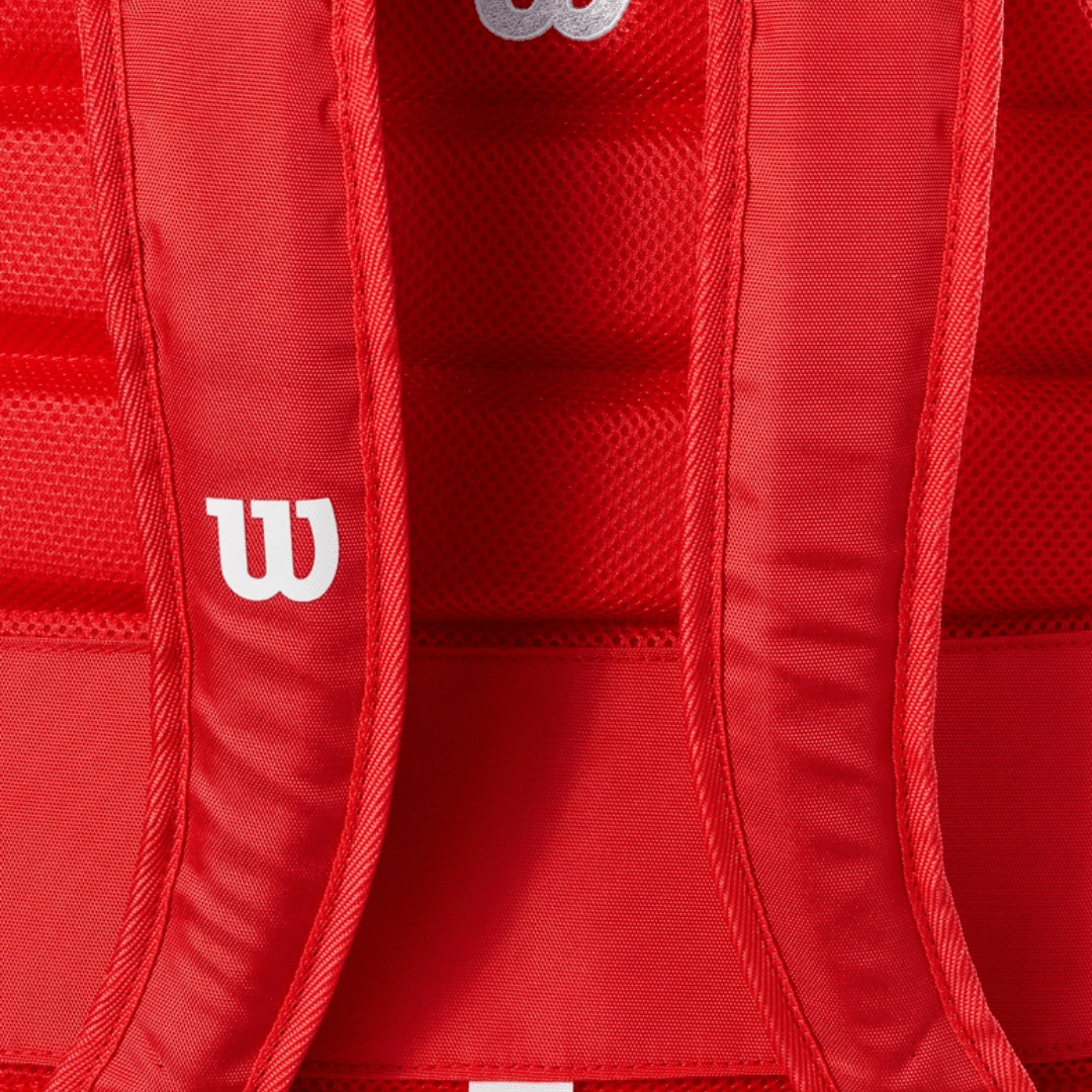 Wilson Super Tour Backpack Wilson red 2025 tennis racket backpack