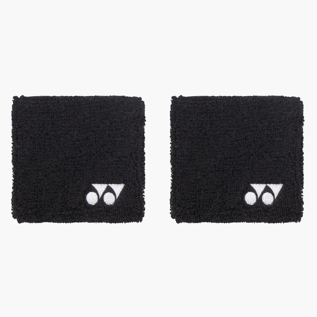 Yonex Wristband Black 2-pack Medium for tennis and padel