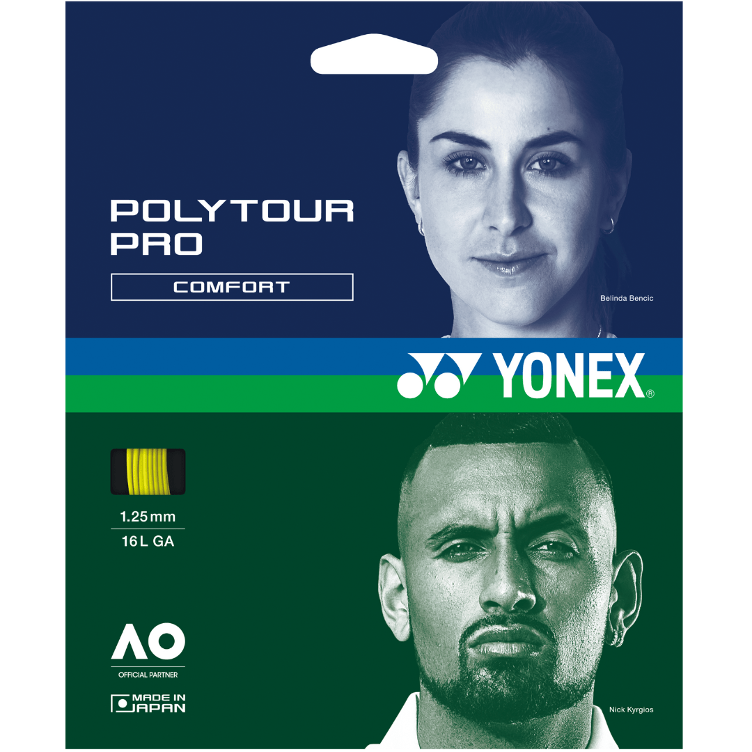 Yonex PolyTour Pro 12m strängset gul