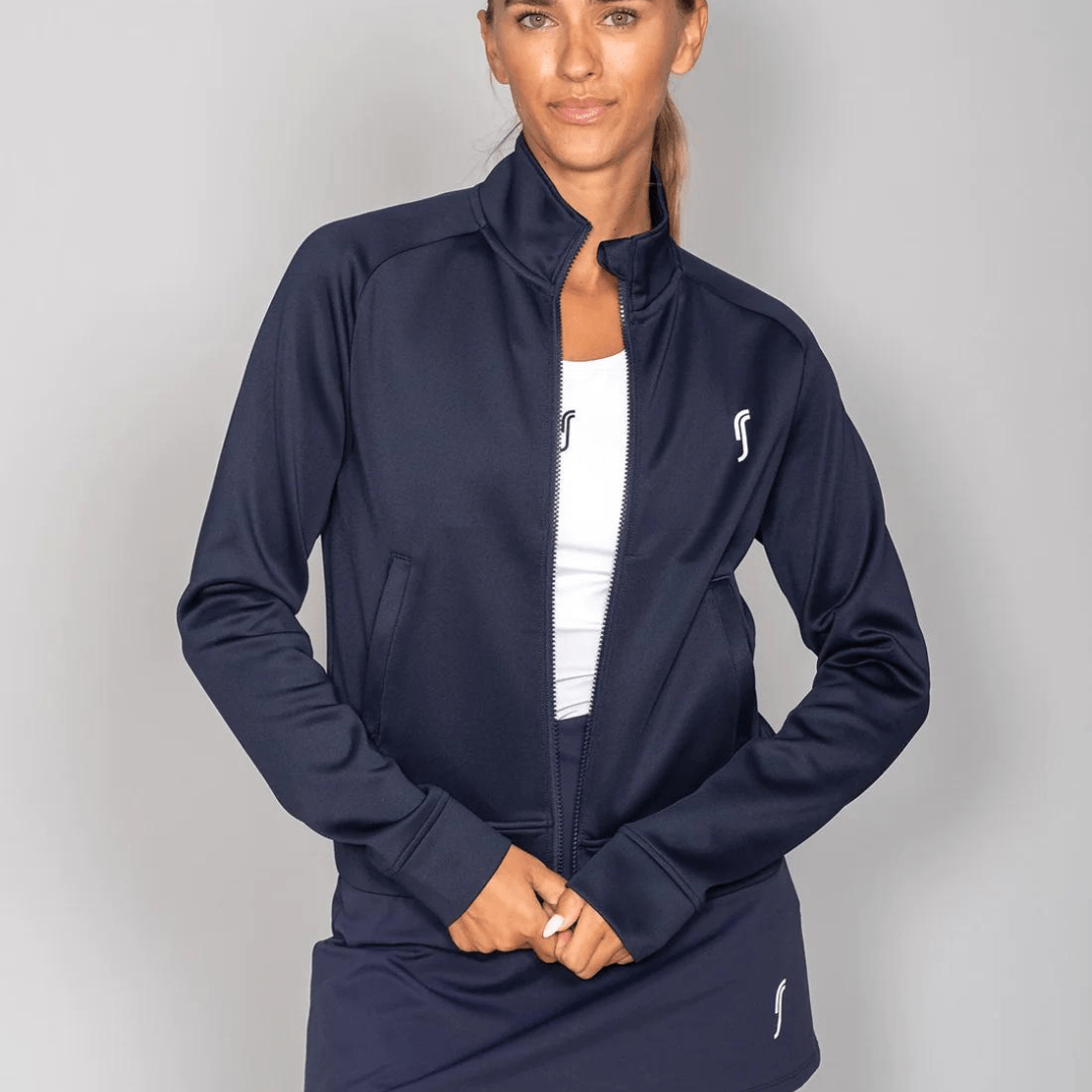 Court Jacket til kvinder navy sportsjakke kvinde