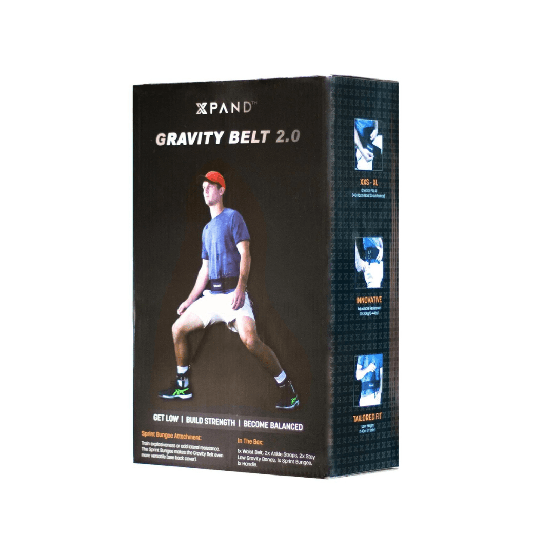 Xpand Gravity Belt & Sprint Bungee resistance bands for tennis & padel