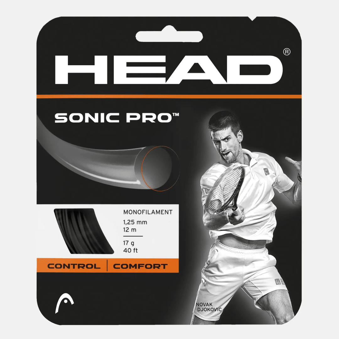 Head Sonic Pro 12m strängset 1.25mm black