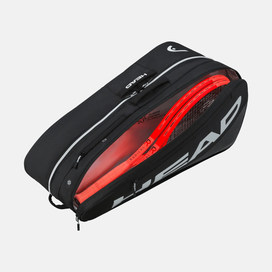 Head Tour Racquet Tennis Bag L BK tennisketchertaske sort