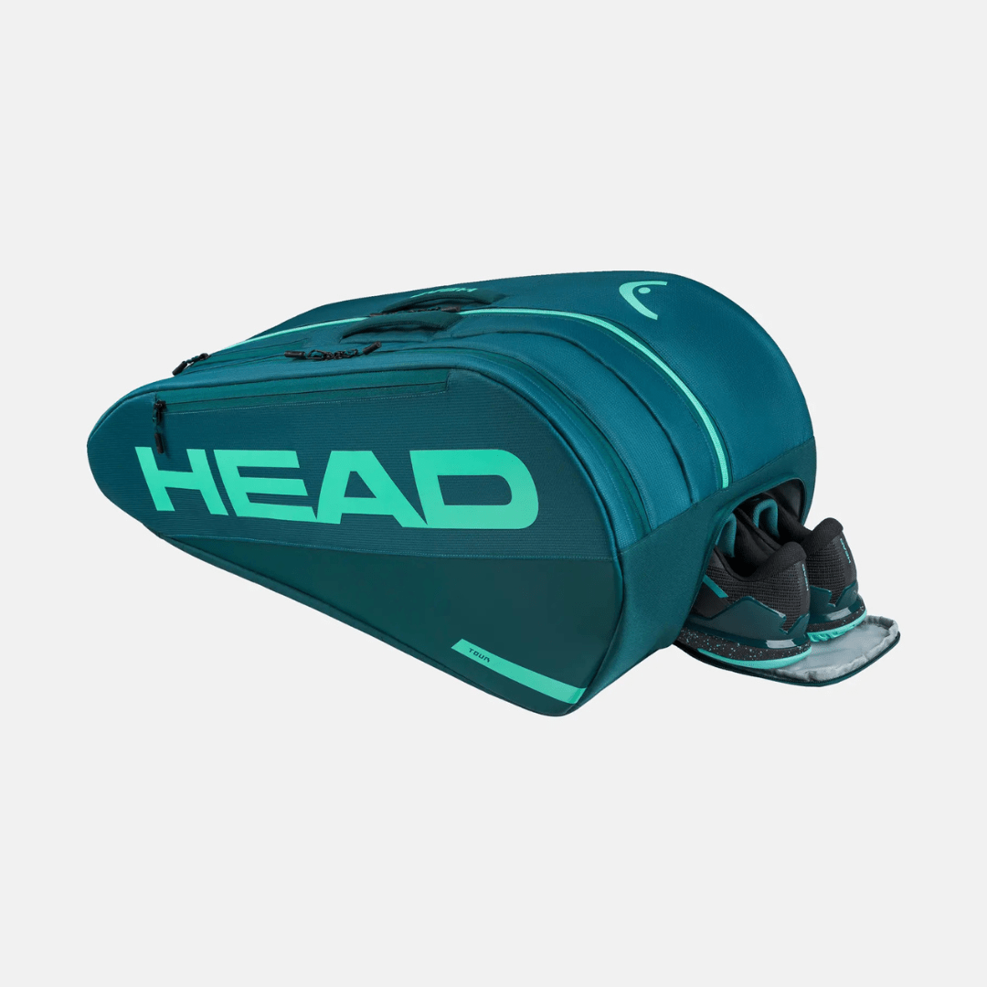 Head Tour Racquet Tennis Bag L GE tennisketchertaske grøn-turkis