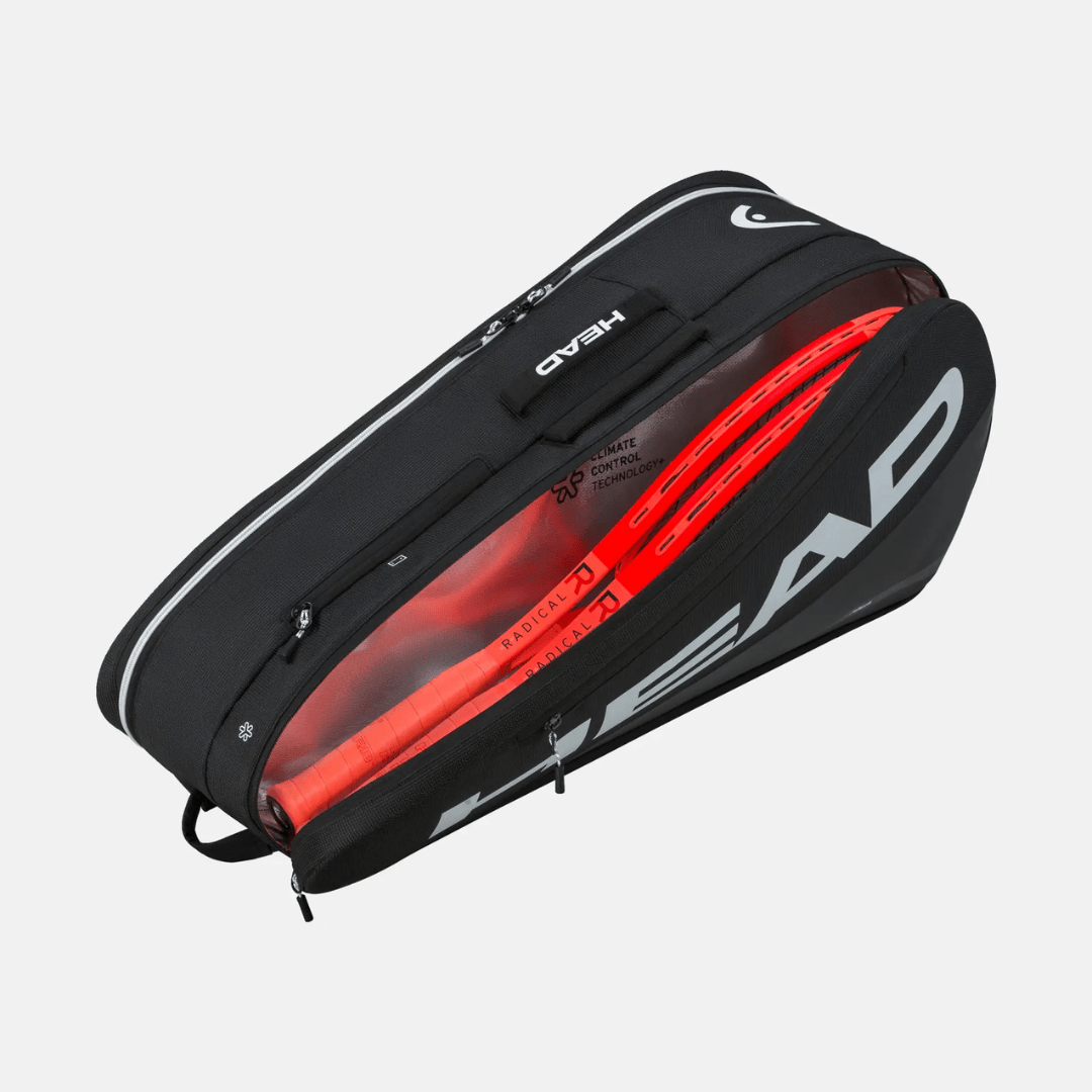 Head Tour Racquet Tennis Bag M BK tennisketchertaske sort