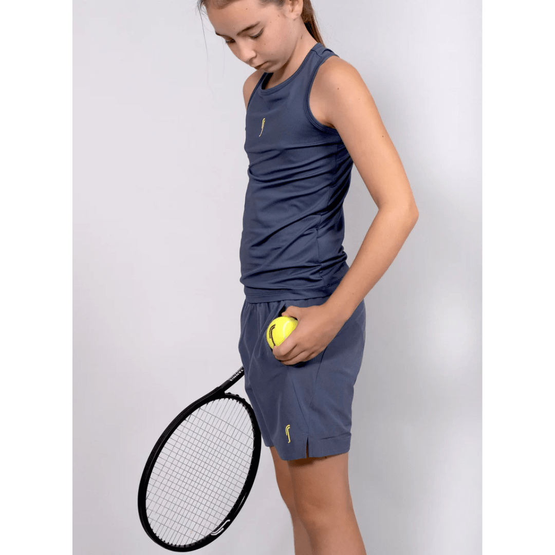 RS Girl's Performance Racerback Mesh Deep Blue træningstop til piger