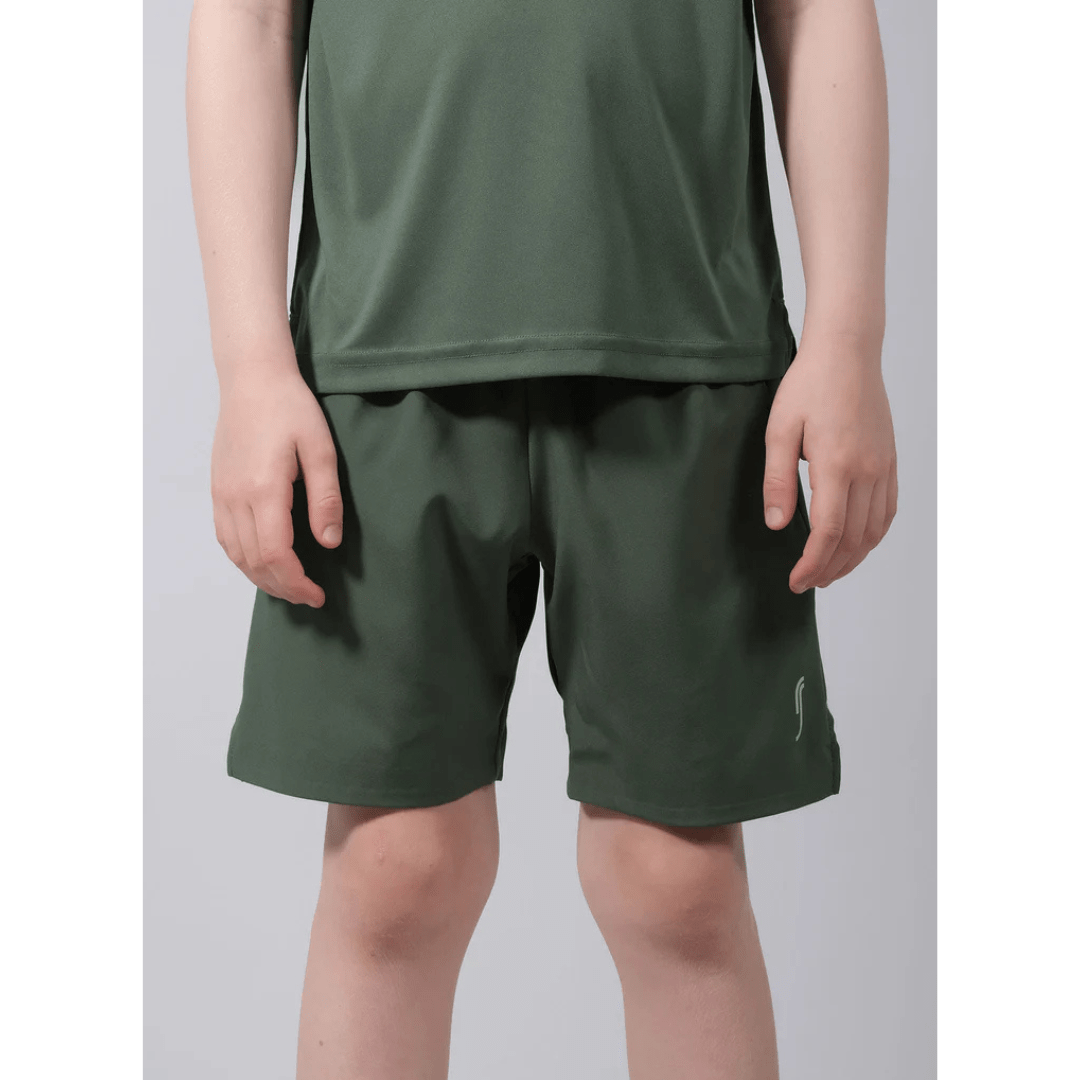 RS Junior Performance Shorts Court Green til tennis og padel