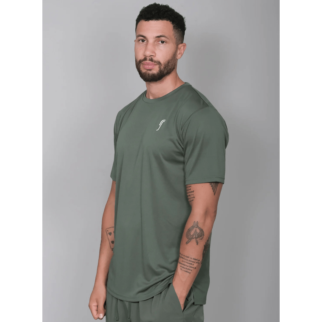 RS Men's Performance Tee Court Green t-shirt til tennis og padel