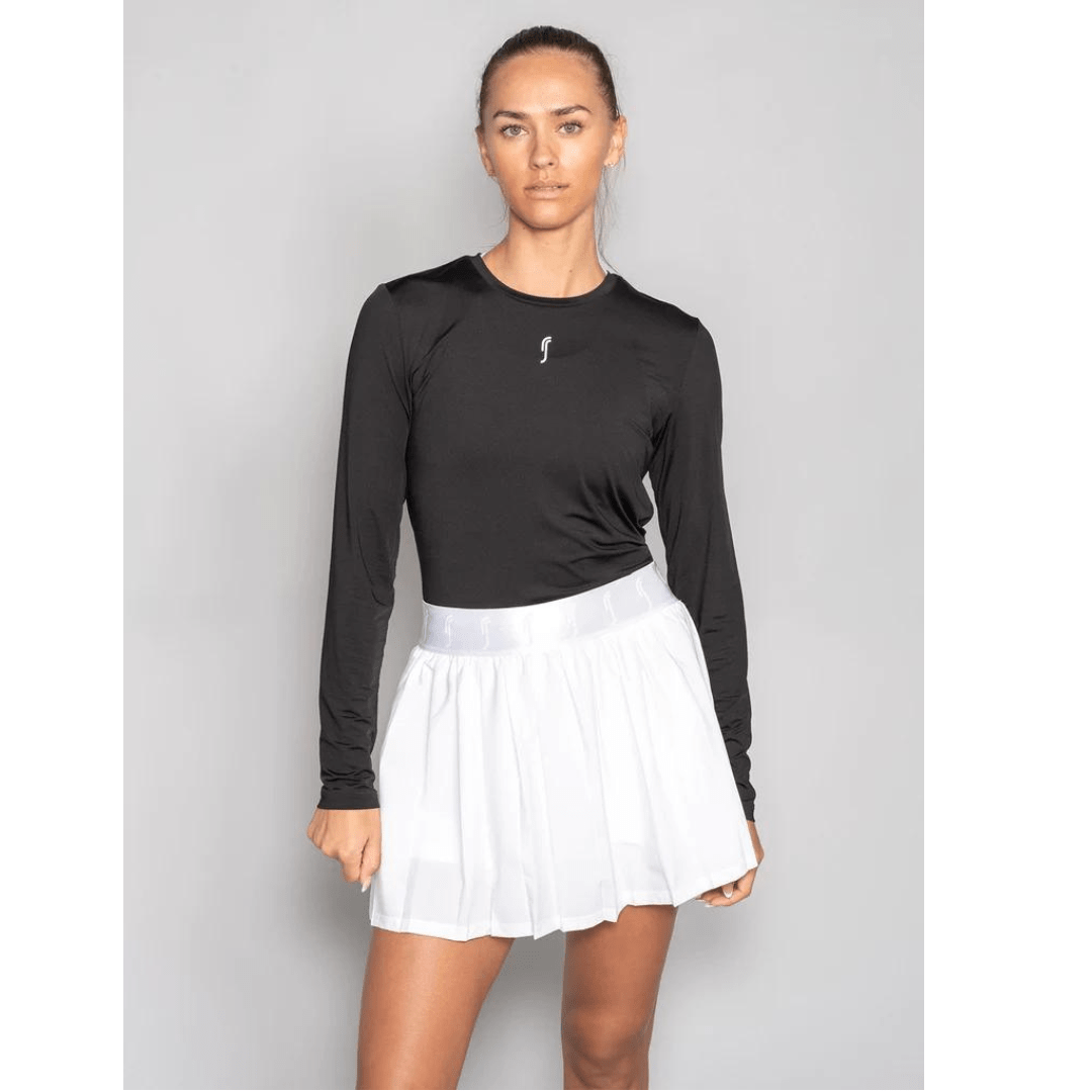 RS Women's Performance Court Pleated Skirt White kjol tennis & padel