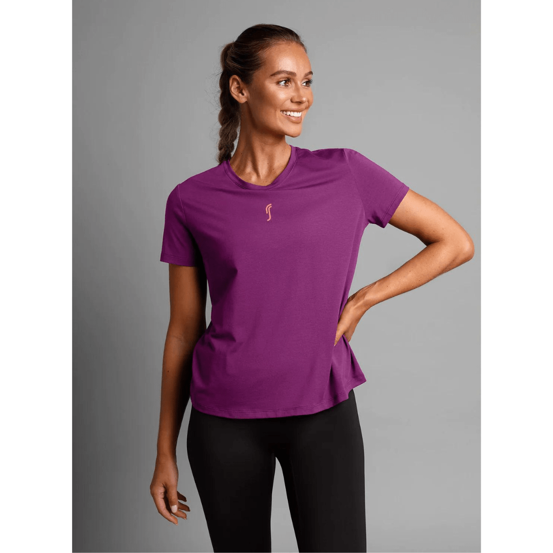 RS Paris Relaxed Tee Striking Purple træningstrøje kvinde