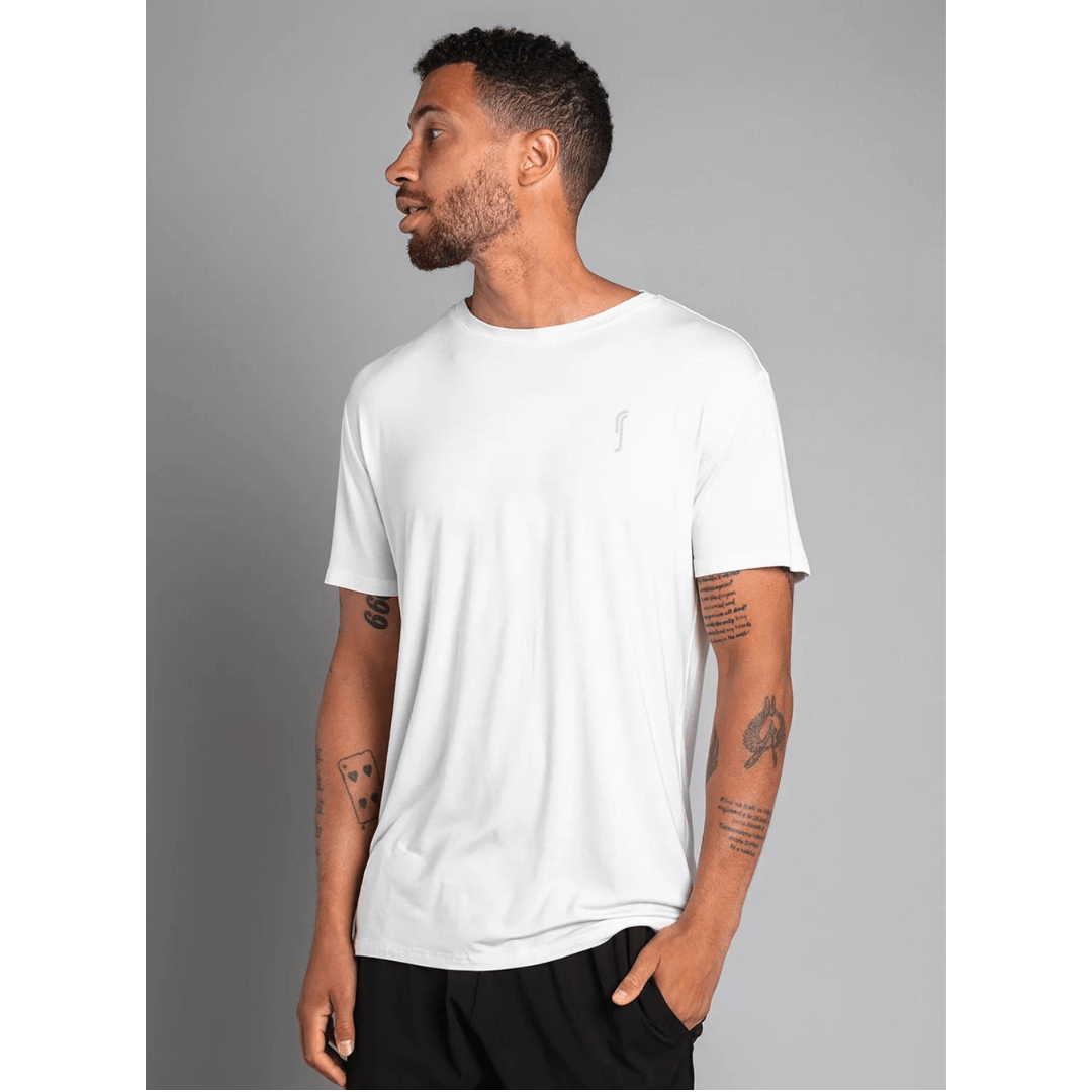 RS Men's Paris Modal Tee White träningströja man