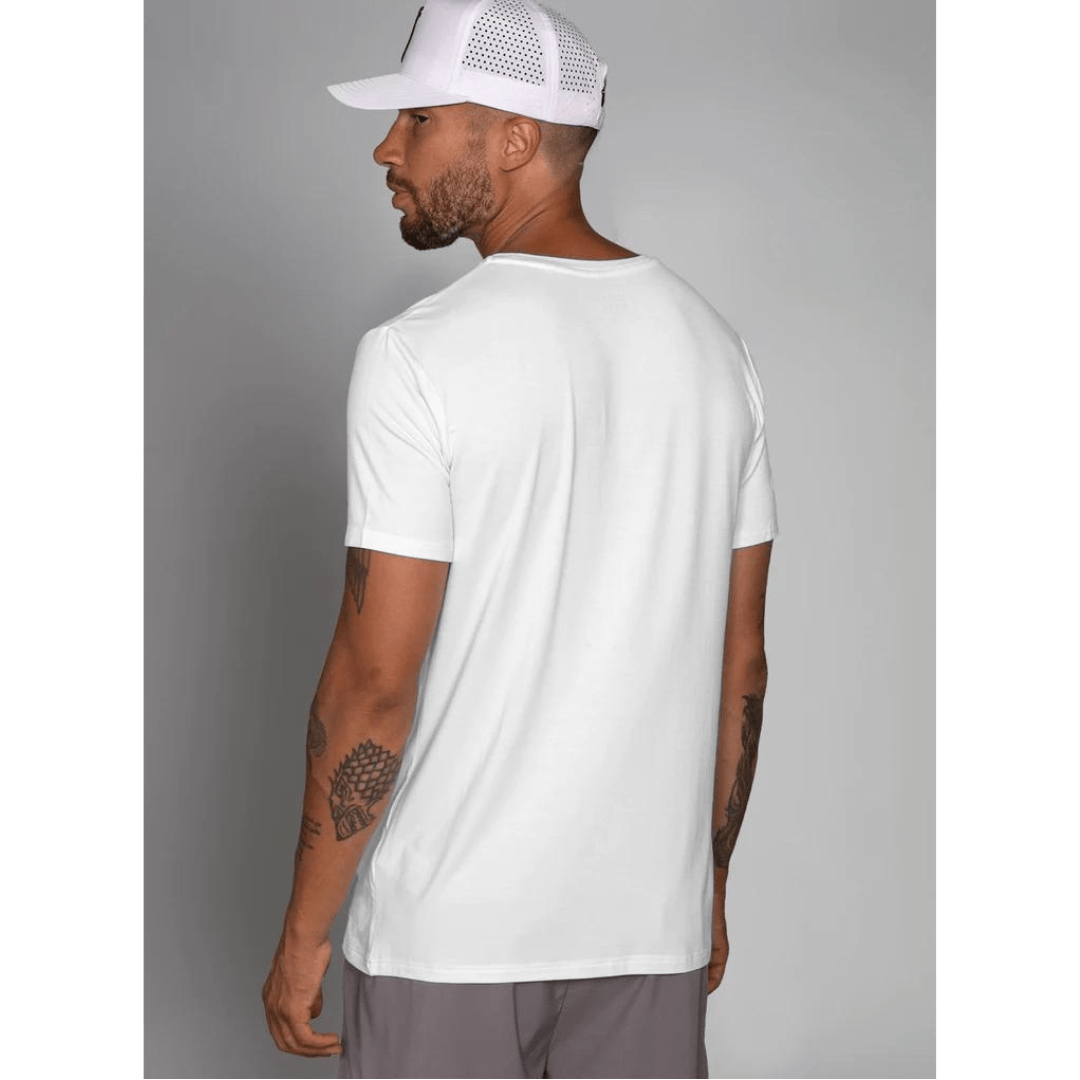 RS Men's Paris Modal Tee White träningströja man