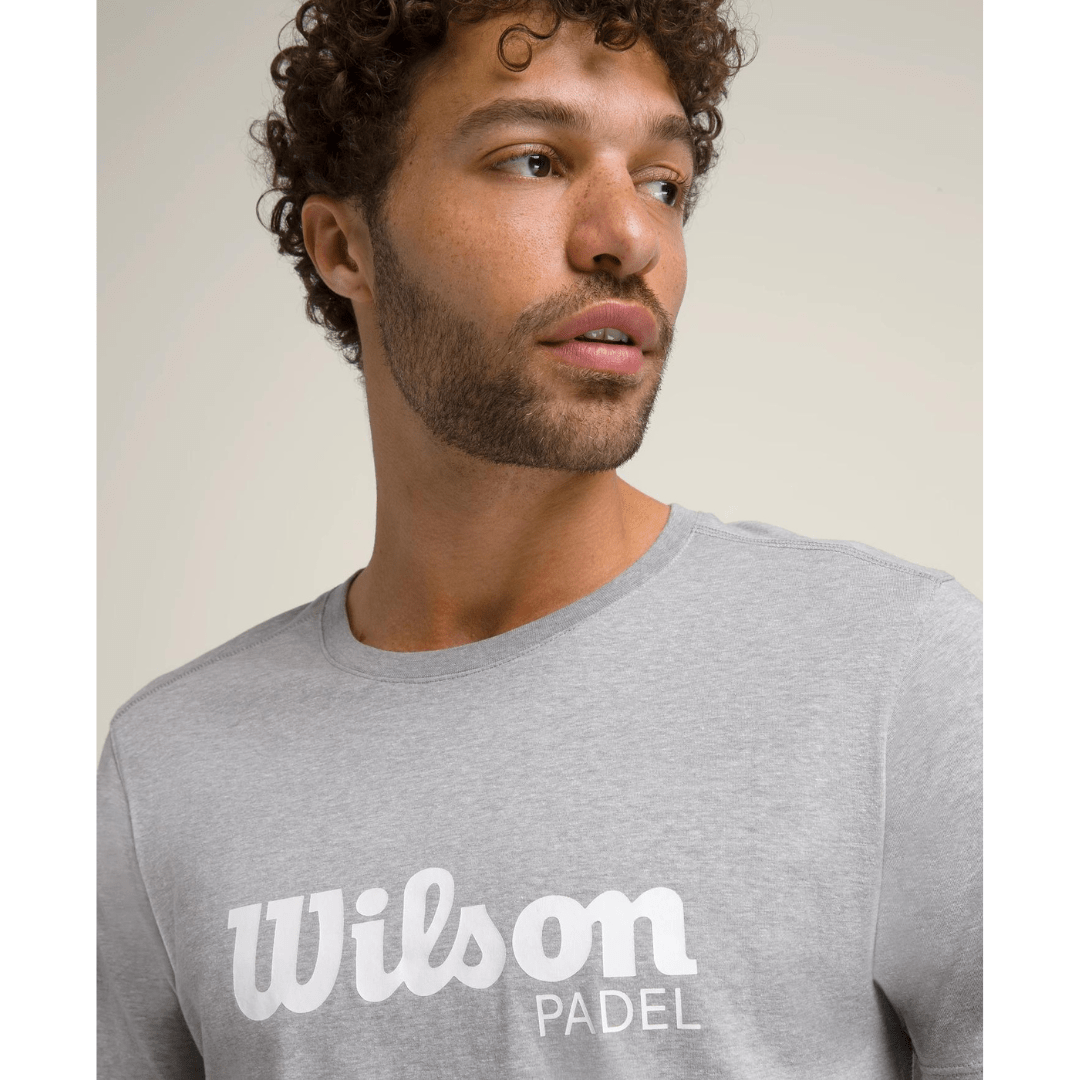 Wilson Men's Graphic Tee Heather Grey