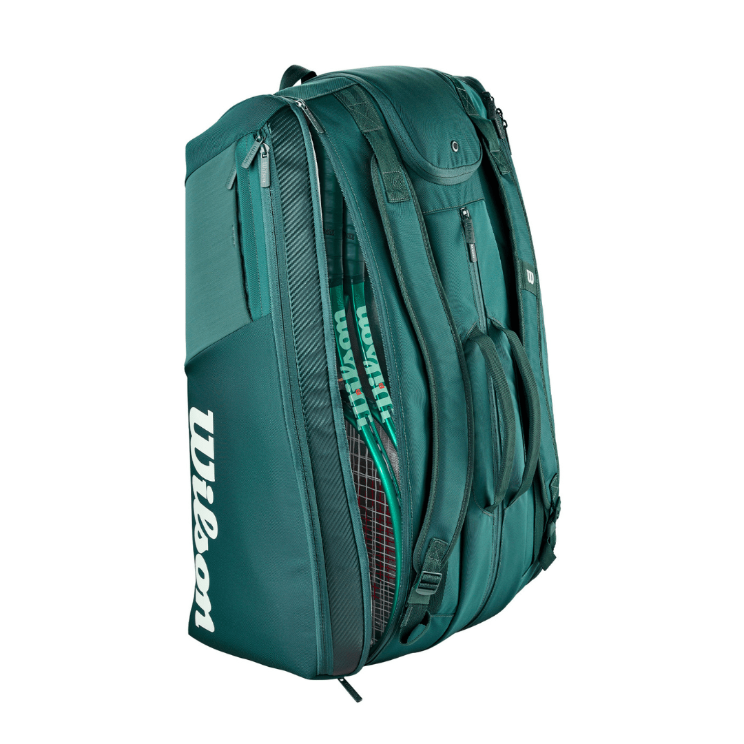 Wilson Blade v10 15-pak ketsjertaske tennisketsjertaske grøn