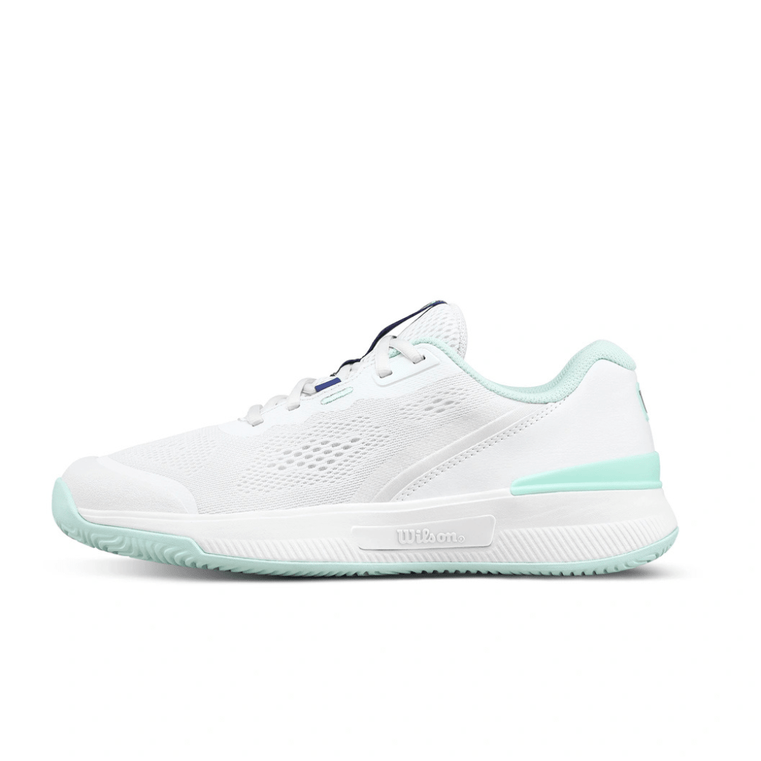 Wilson Intrigue Pro all court tennisskor dam white/bay/skipperblue