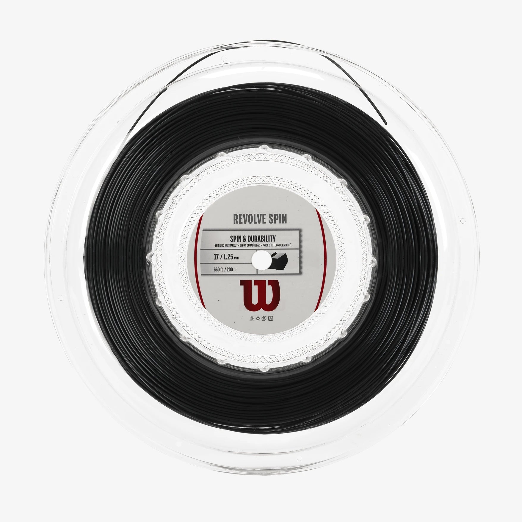 Wilson Revolve Spin black reel 200m 1.25/1.30mm